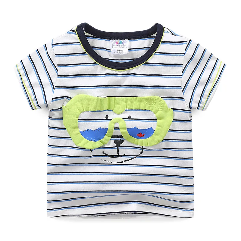 

Baby Cartoon T-shirt 2021 Summer New Boy Children's Short-sleeved T-shirt
