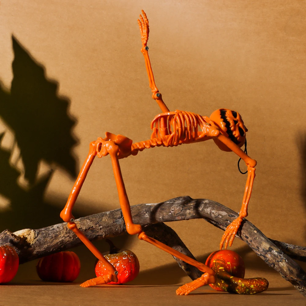 40 см товары для Хэллоуина имитация человеческой тыквы скелеты череп украшение