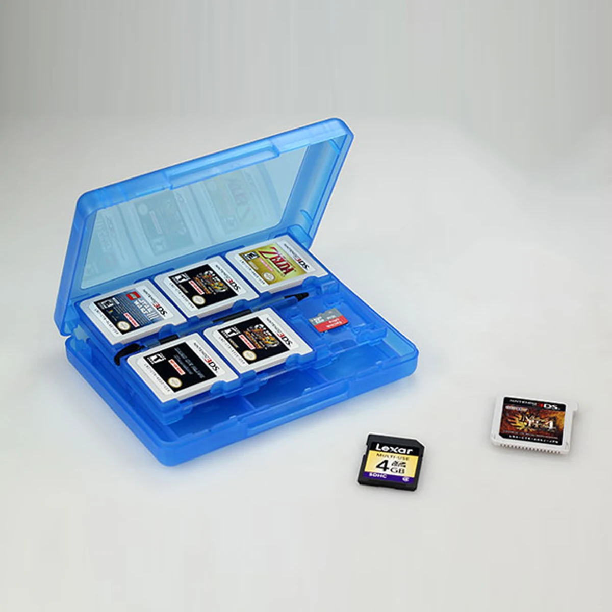 28 in 1 Game Card Case Holder Protect Box Shockproof Hard Shell Storage for Nintendo DS 3DS XL LL DSi MT Travel Accessories | Электроника