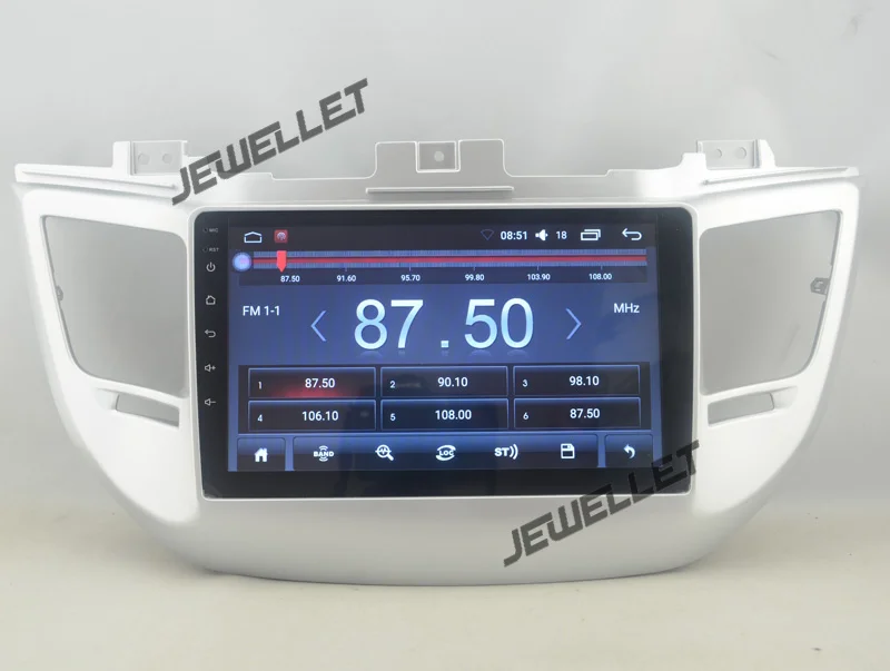 

10.1" rotate screen quad-core 2.5D IPS screen android 8.1 Car GPS radio Navigation for Hyundai ix35 Tucson 2016-2018