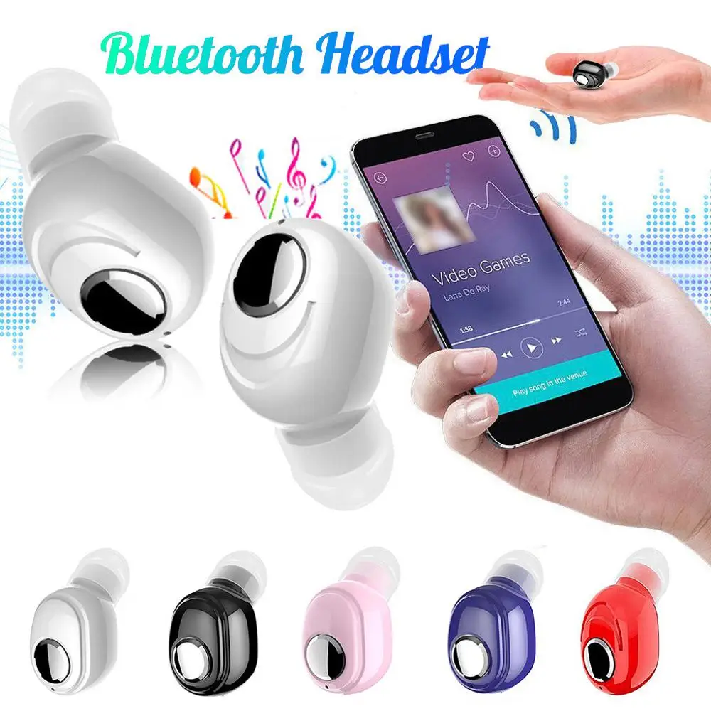 Bluetooth наушники TWS Беспроводная мини гарнитура для iPhone Xiao mi мобильных телефонов