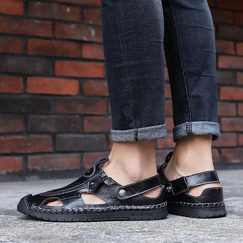 

Sandalen Heren Sandals Shoes Men Sandalias De Verano Para Hombre Sandalia Masculina Couro Playa Sandale Homme Sport Deportivas