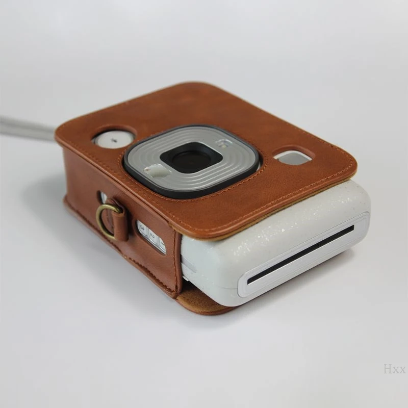 Высококачественная сумка из искусственной кожи в кожаном футляре для Fuji Fujifilm Instax Mini Liplay Kit