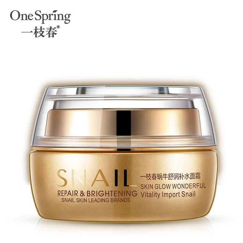 

OneSPring Snail Dope Day Creams Moisturizing Face Cream Hydrating Anti Aging Whitening Brighten Smooth Skin Care Ointment