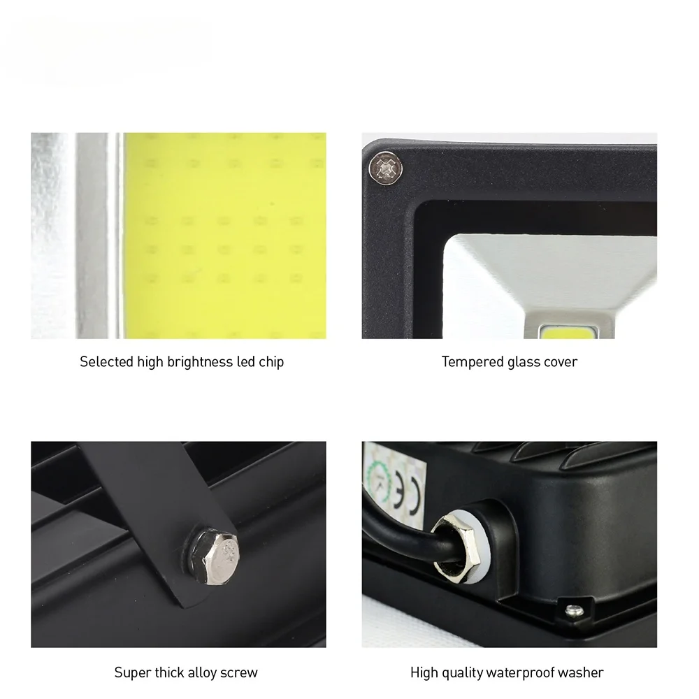 

Led Flood Light 10W 20W 30W 50W Led Reflector 220V 240V Waterproof IP65 Floodlight Outdoor Wall Lamp Led Spotlight Outdoor Lamps