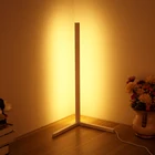 Угловая Напольная Лампа, Современные Простые светодиодсветодиодный светильники для гостиной, спальни, комнатное освещение