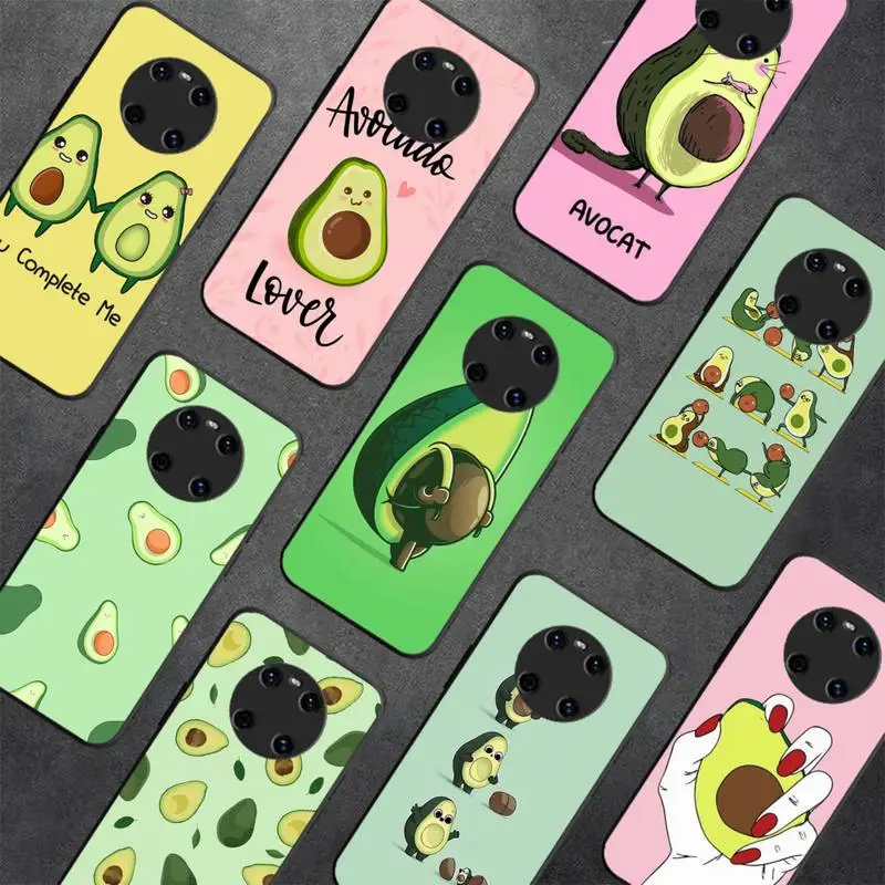 

Cute Fruit Avocado Phone Case For Huawei Y5 Y62019 Y52018 Y92019 Luxury funda case for 9prime2019