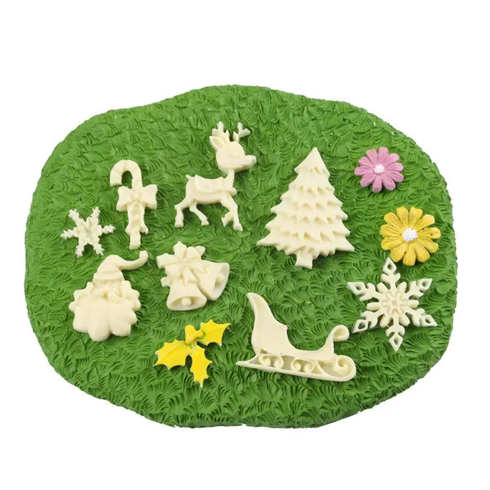

Christmas Series Pattern Silicone Mold 3d Christmas Snowman Mold Tree Kitchen Cake Baking Tools Chocolate Snowflake Handmad S0l3