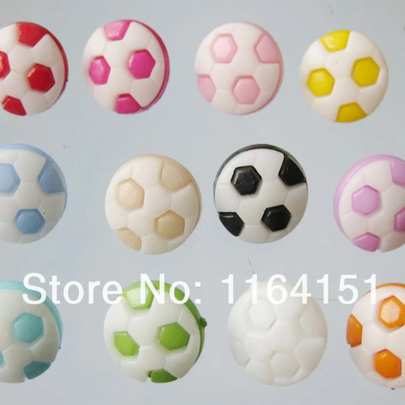 50 шт. Детские аксессуары верхняя одежда кнопка футбольной формы 13 мм смешанные