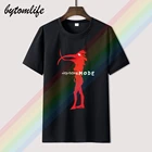 Мужская хлопковая футболка Depeche, черная футболка с принтом, с коротким рукавом, в винтажном стиле, лето 2020