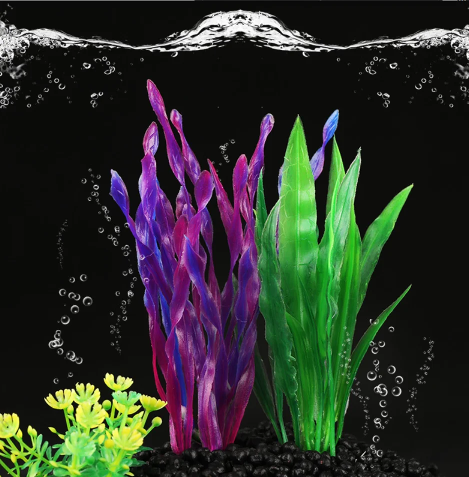 

Artificial aquarium plant decoration, fish tank plastic decoration, aquatic plant decoration and aquatic weed decoration