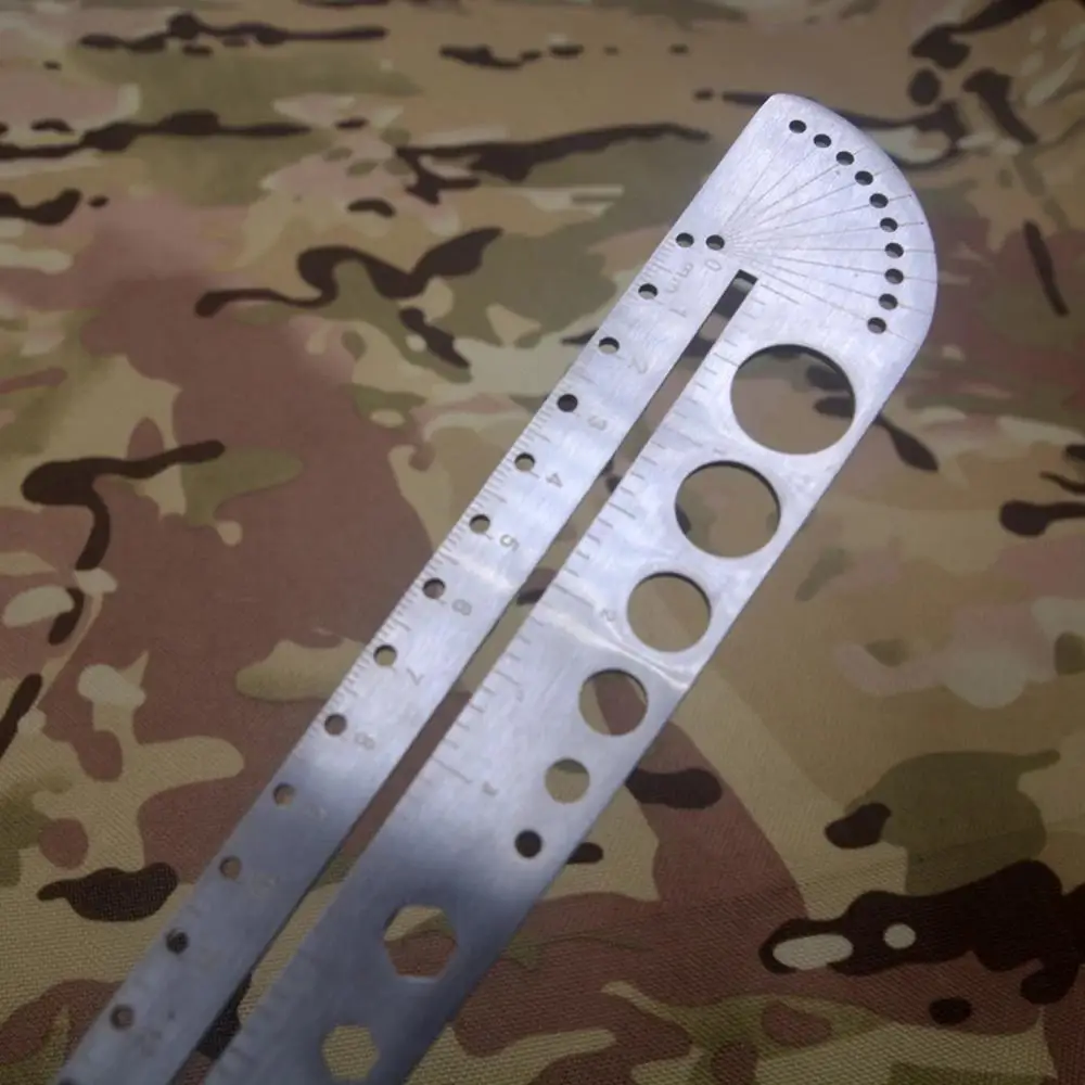 Multifunctional Stainless Steel Angle Protractor Ruler Degree Measuring Tool | Protractors