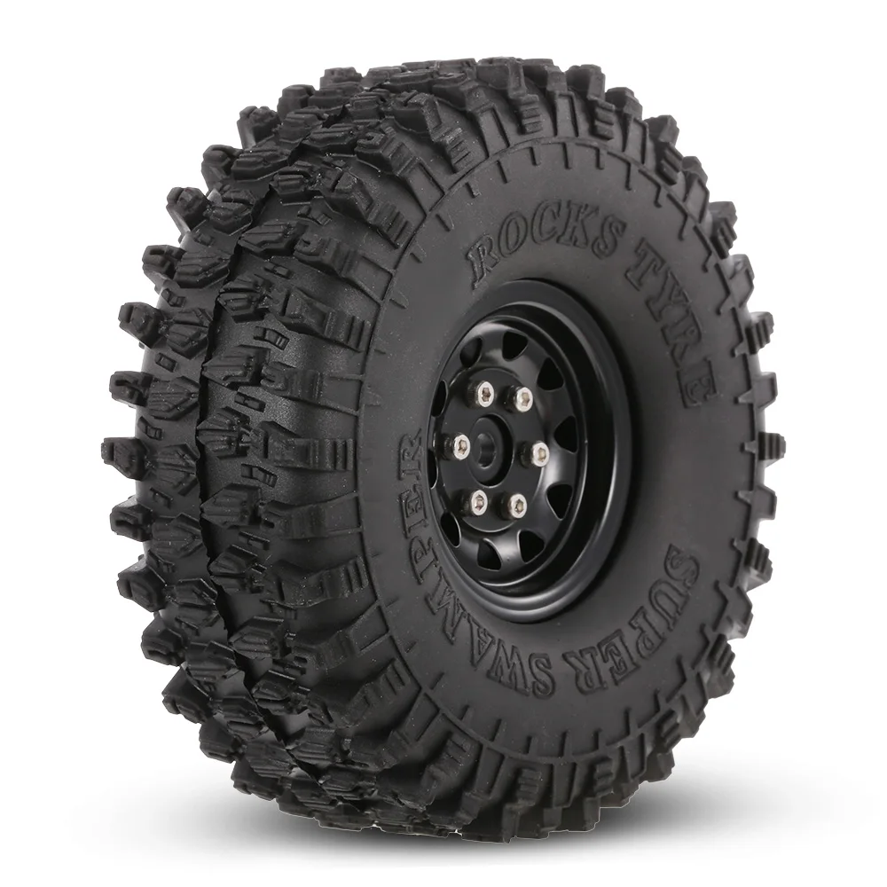 4 шт. AUSTAR 5020 + 617BK 120 мм 1 9 ''комплект резиновых колес с ободом для 1/10 Traxxas HSP HPI SCX10