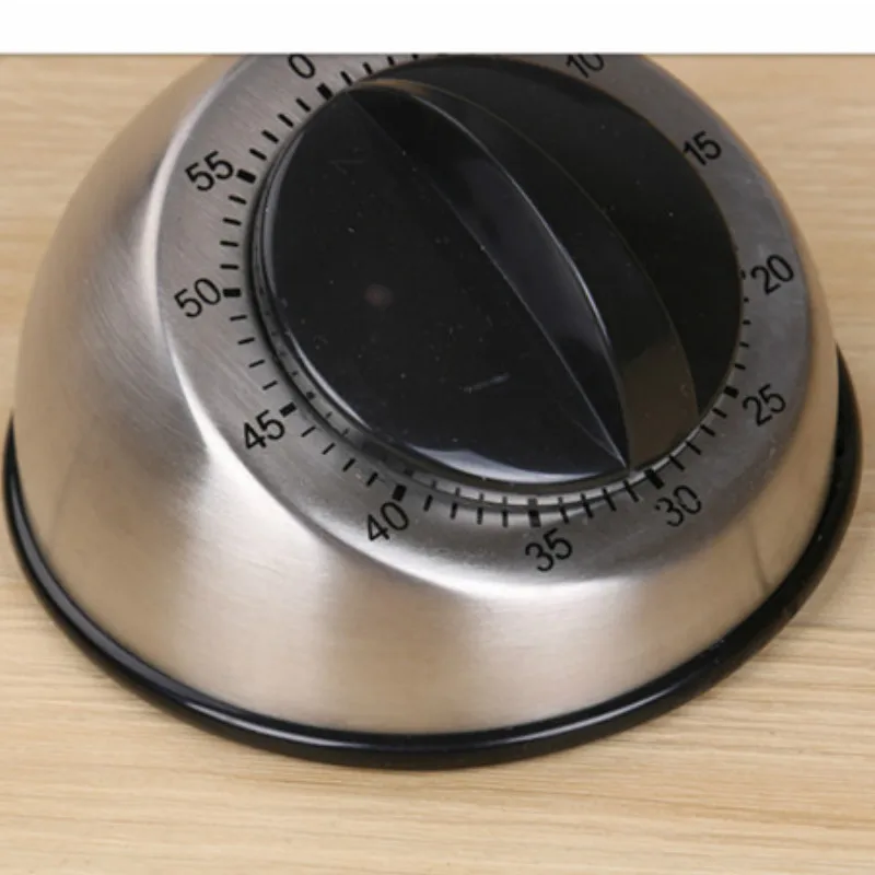 

Lafouryet Store Kitchen timer kitchen timer cartoon timer stainless steel round table timer