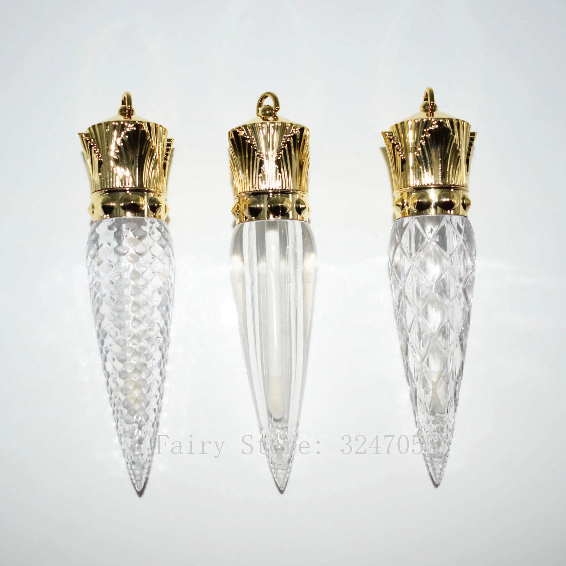 Пустой тюбик для блеска губ в форме моркови 5 мл 20 шт. 50 пластиковый прозрачный