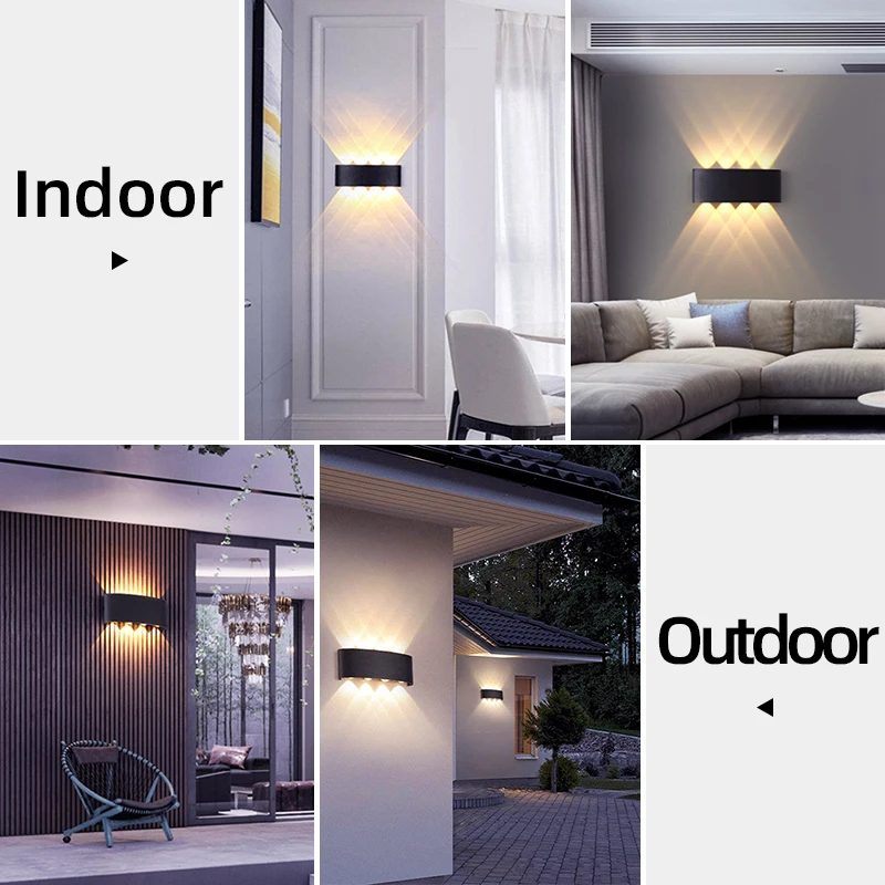 Светодиодсветодиодный Настенные светильники IP65 водонепроницаемый уличный и