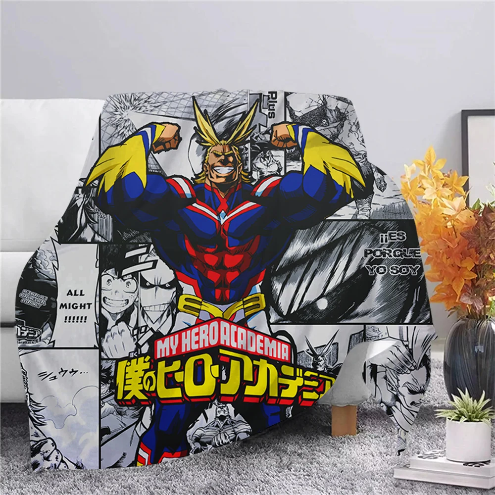 

Anime My Hero Academia Flannel Blanket 3D Printed Blanket for Beds Anime Flannel Blanket Home Decor Fashion Baby Throw Blanket