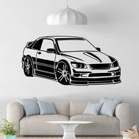 classic car home decorations pvc decal for living room kids room background wall art decal