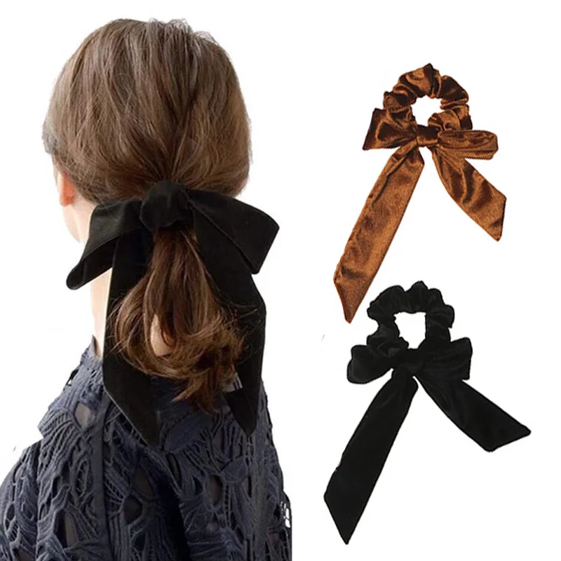 Xugar женские бархатные резинки для волос девочек прочная веревка резиновые с