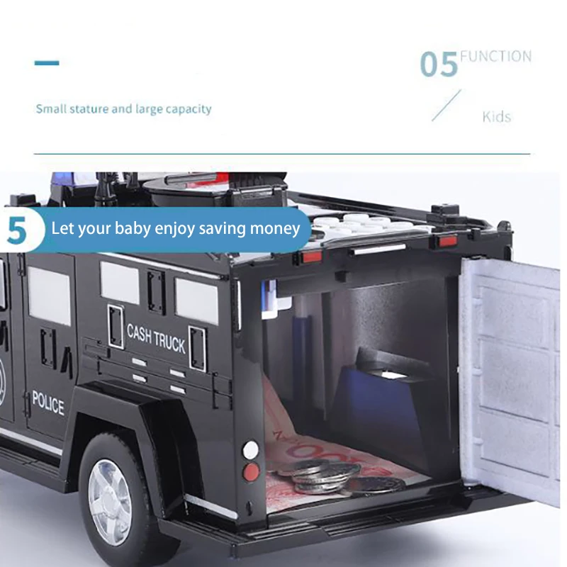 

Moneybox Paper Money Box Kids Big Safe Saving Coin Box Large Music Toy Music Password Cash Truck Car Piggy Bank