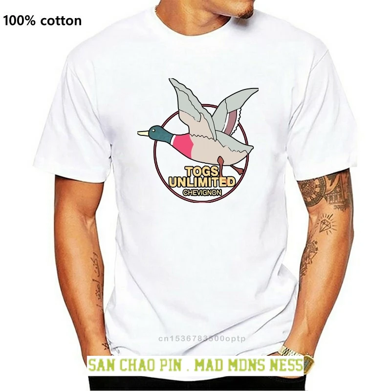 

Футболка Мужская/женская с круглым вырезом и логотипом «утка»