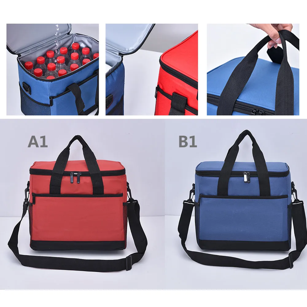 

17L Cooler Bag Thermal Lunch Picnic Box Cooler Pouch Bento Picnic Pouch Lunch Container Packet Packing Supplies