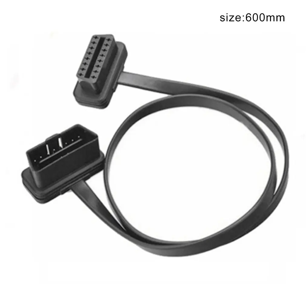 

New Portable 16 Pin 8 Core OBD2 Extension Cable Male To Female Connection Flat Line Professional Diagnostic Cable For Cars