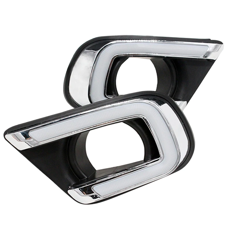 SELYNDE Новинка 2 шт./лот Автомобильные светодиодные дневные ходовые огни для Dodge Journey