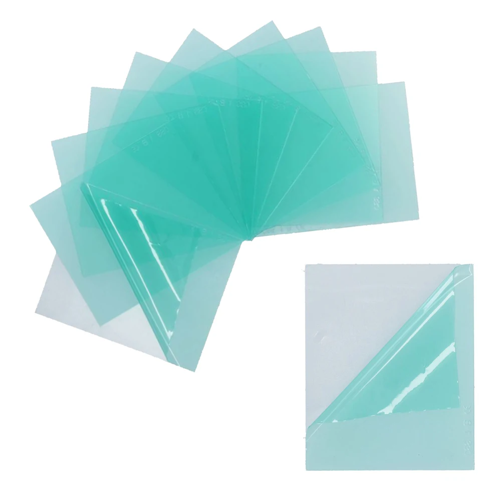 10 шт. Солнечная Авто затемнение сварочный шлем крышка внутренняя и внешняя