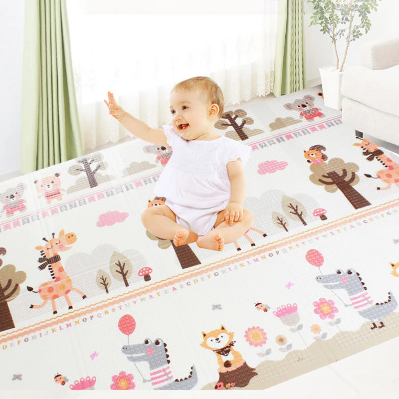 80*180 см детские игрушки игровой коврик складной мультяшный детский пазл