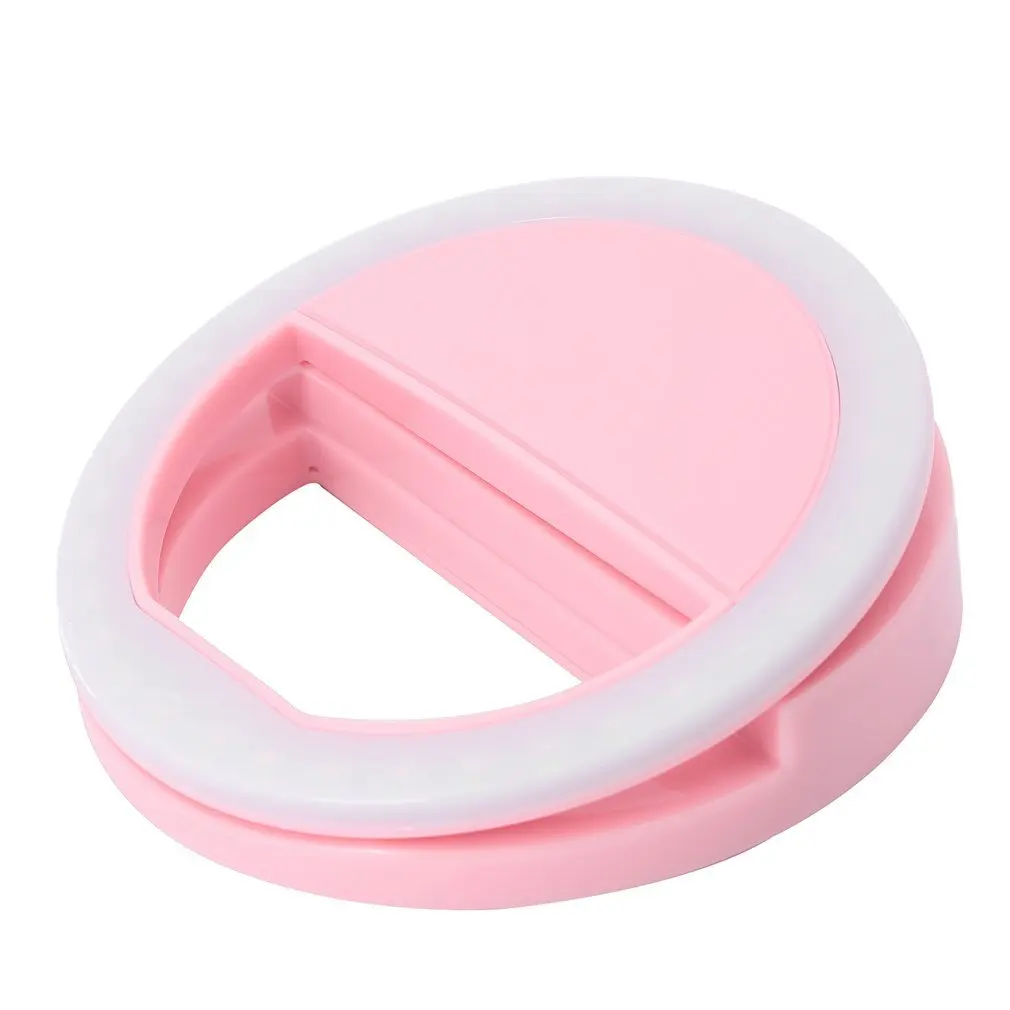 Портативный селфи кольцевой вспышка светодиодный заполняющий светильник лампа