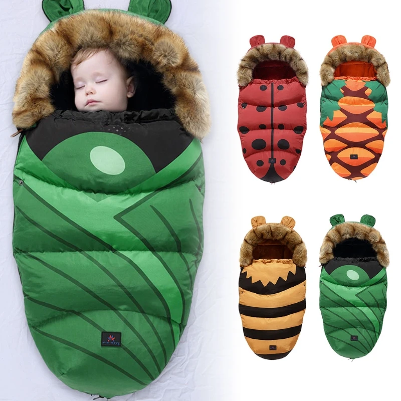

Universal Stroller Footmuff Baby Sleeping Bag Winter Baby Swaddle Blanket Universal Footmuff for Pram Stroller Car Seat