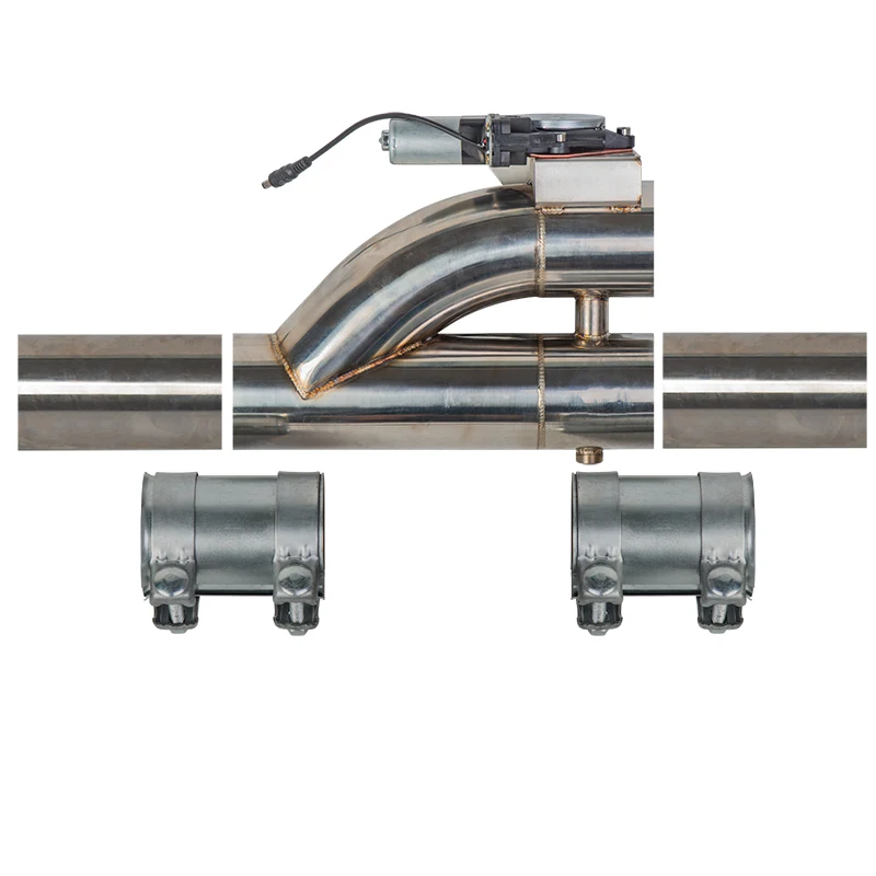 2 дюйма 5 3 0 выхлопная труба из нержавеющей стали многоразмерный глушитель зажим