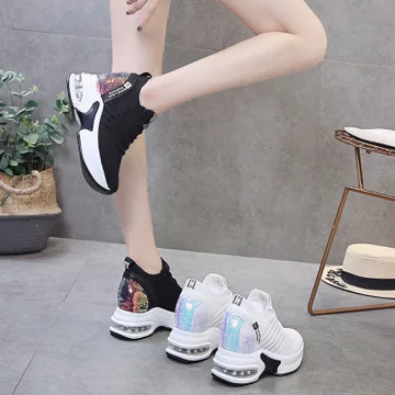 2019 г. Летняя новая удобная обувь из дышащего сетчатого материала женская на