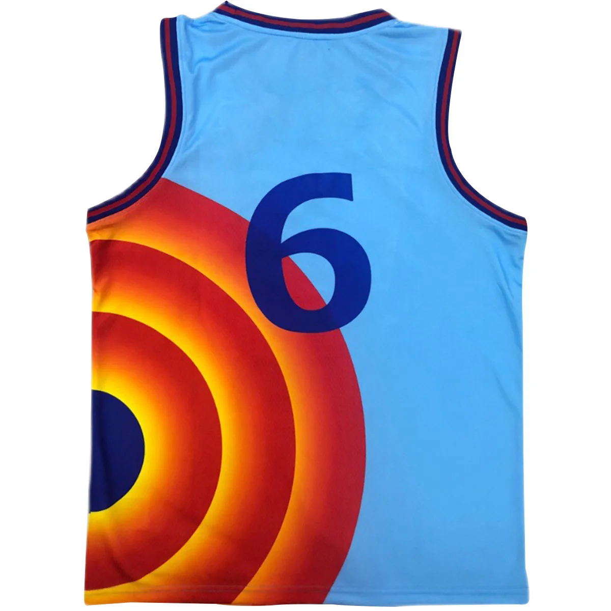 Space Jam костюм для косплея Джерси Детские и взрослые Топы #6 Джеймс шорты футболка