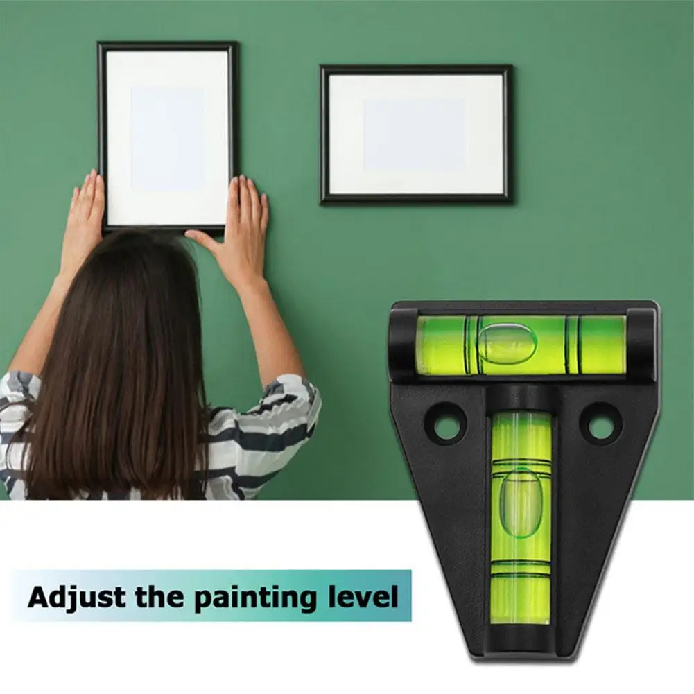 

Mini Spirit Level Measurement Instrument T-type Shatterproof Waterproof T Level Bubble Level For RV Furniture Camera