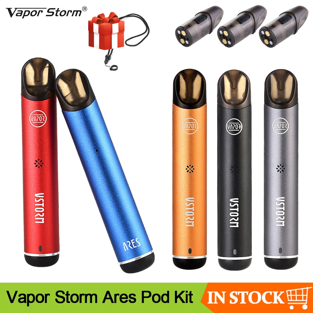 Электронная сигарета оригинальная система Vapor Storm Ares Pod Vape комплект аккумулятор 560