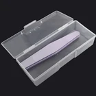 1 шт., пластиковый прозрачный контейнер для хранения инструментов для маникюра