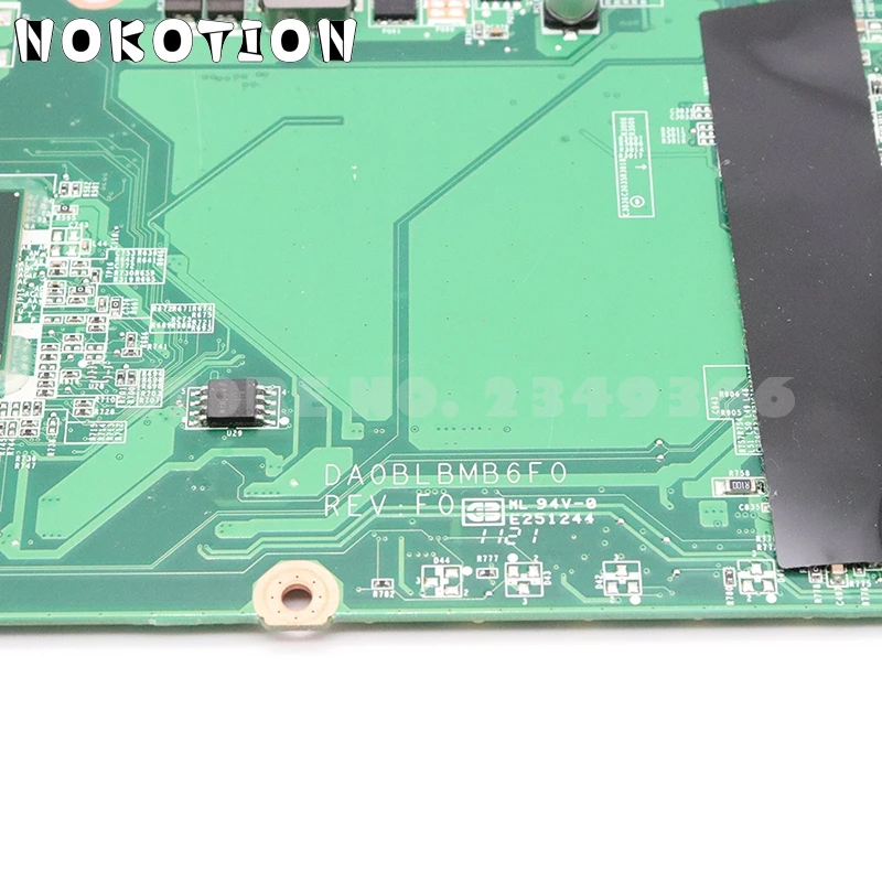 NOKOTION A000081420 DABLBMB16A0 основная плата для Toshiba Satellite L750 L755 материнская плата для ноутбука HM65 DDR3 полный тест