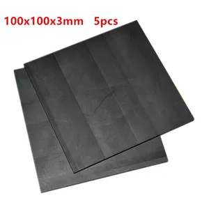 100x100x3mm 5pcs high pure graphite carbon sheet anode plate edm graphite electrode