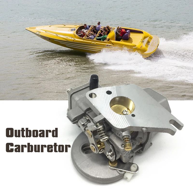 

1 Pcs Boat Motor Carbs Carburetor Assy For Yamaha 2-Stroke 5HP 6HP Outboard Engine 4.3x4.1x2.8 Inch Boat Accessories Marine