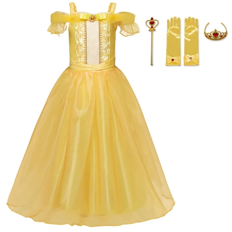 4-10y Little Girl Cosplay Costume for Fairy Beauty Princess Dress Kids Party Wear Children Role-play Dresses | Детская одежда и