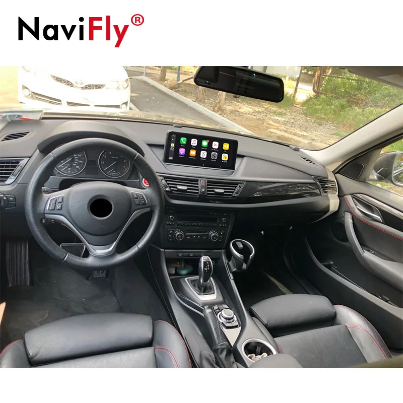 Автомобильный мультимедийный плеер NaviFly Carplay Android 10 DVD радио GPS-навигация для BMW X1 E84