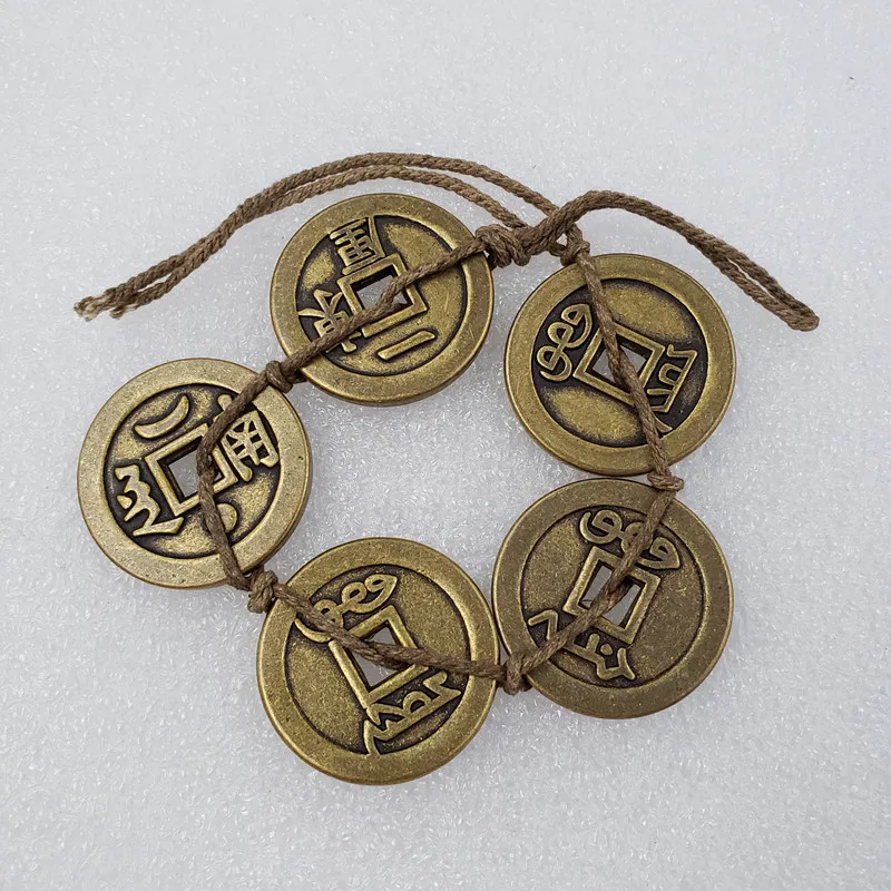 Диаметр 32 мм толщиной 3 имитация пяти императоров династии Цин реальные латунные