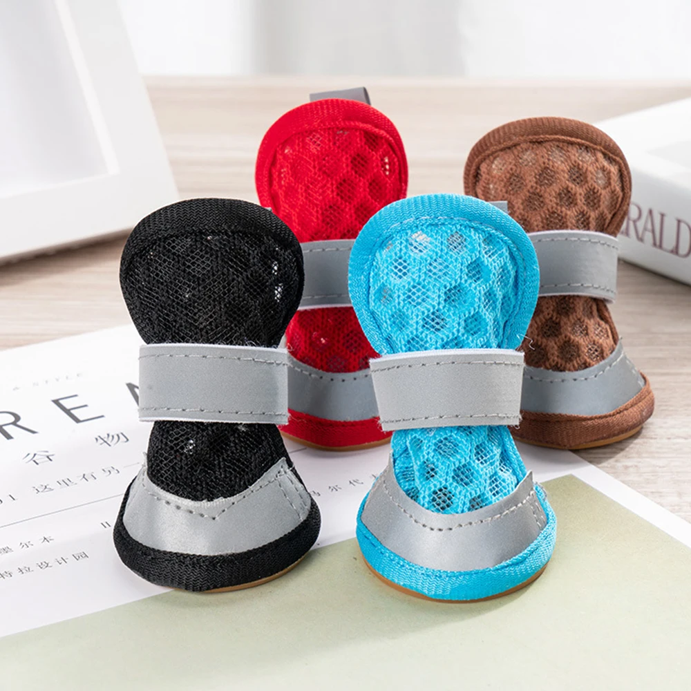 Собака туфли Босоножки с воздухопроницаемой сеткой на мягкой подошве кошек