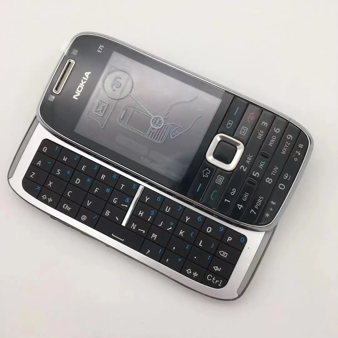 nokia e75 refurbished original unlocked nokia e75 slide 2 4 inch gsm 3g symbian mobile phone with a gps wifi fm free global shipping