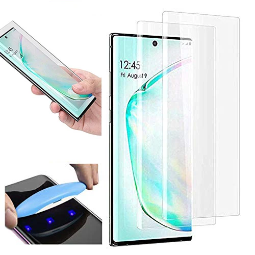 [В 2 упаковках] Защитная пленка для экрана Samsung Galaxy Note10 Note 10 Plus HD с изогнутыми