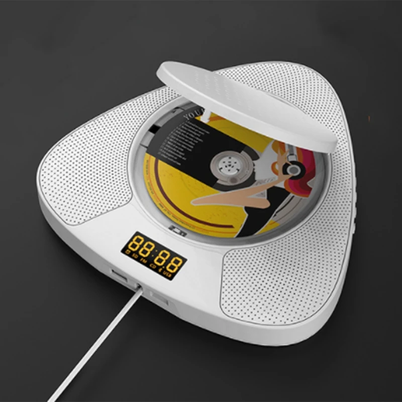 Беспроводной CD-проигрыватель портативный домашний настенный проигрыватель с