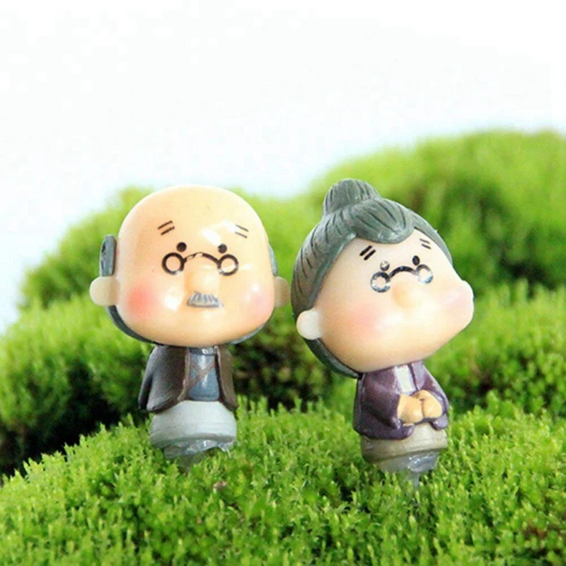 Акция! Миниатюрная Фигурка Феи сада дедушки и бабушки украшение для кукольного