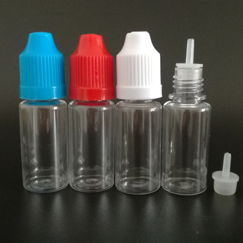 100 шт. 10 мл пустые ПЭТ Пластик пластиковый флакон капельница для глаз чистой воды